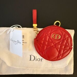 Christian Dior DETACHABLE CARO Coin Purse NWT